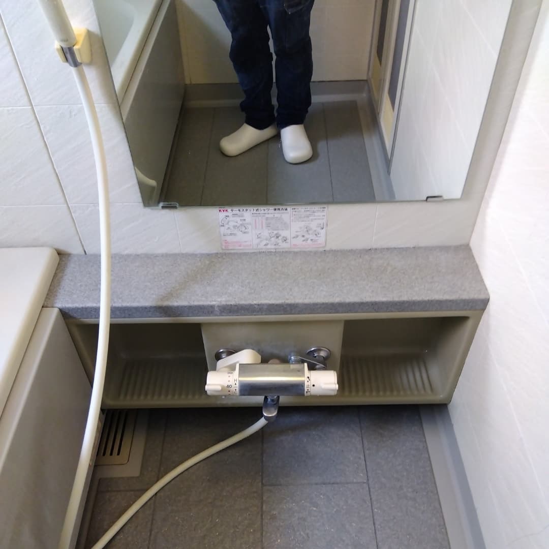 浴室清掃後